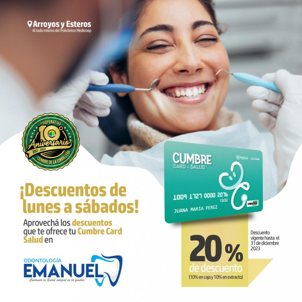 Con la tarjeta Cumbre Card